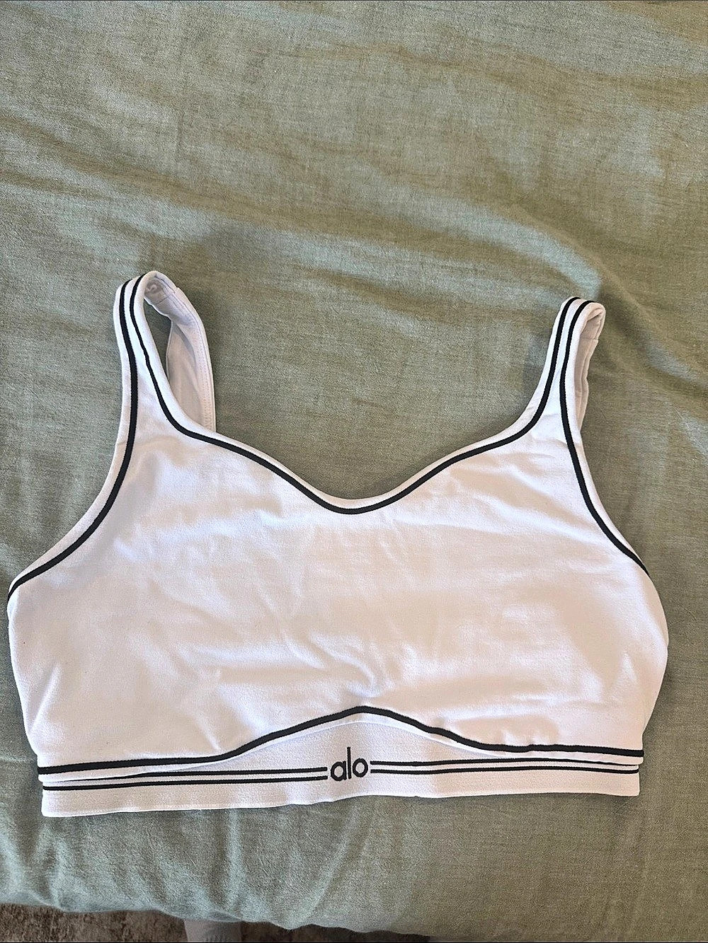 Alo White Sports Bra Like New